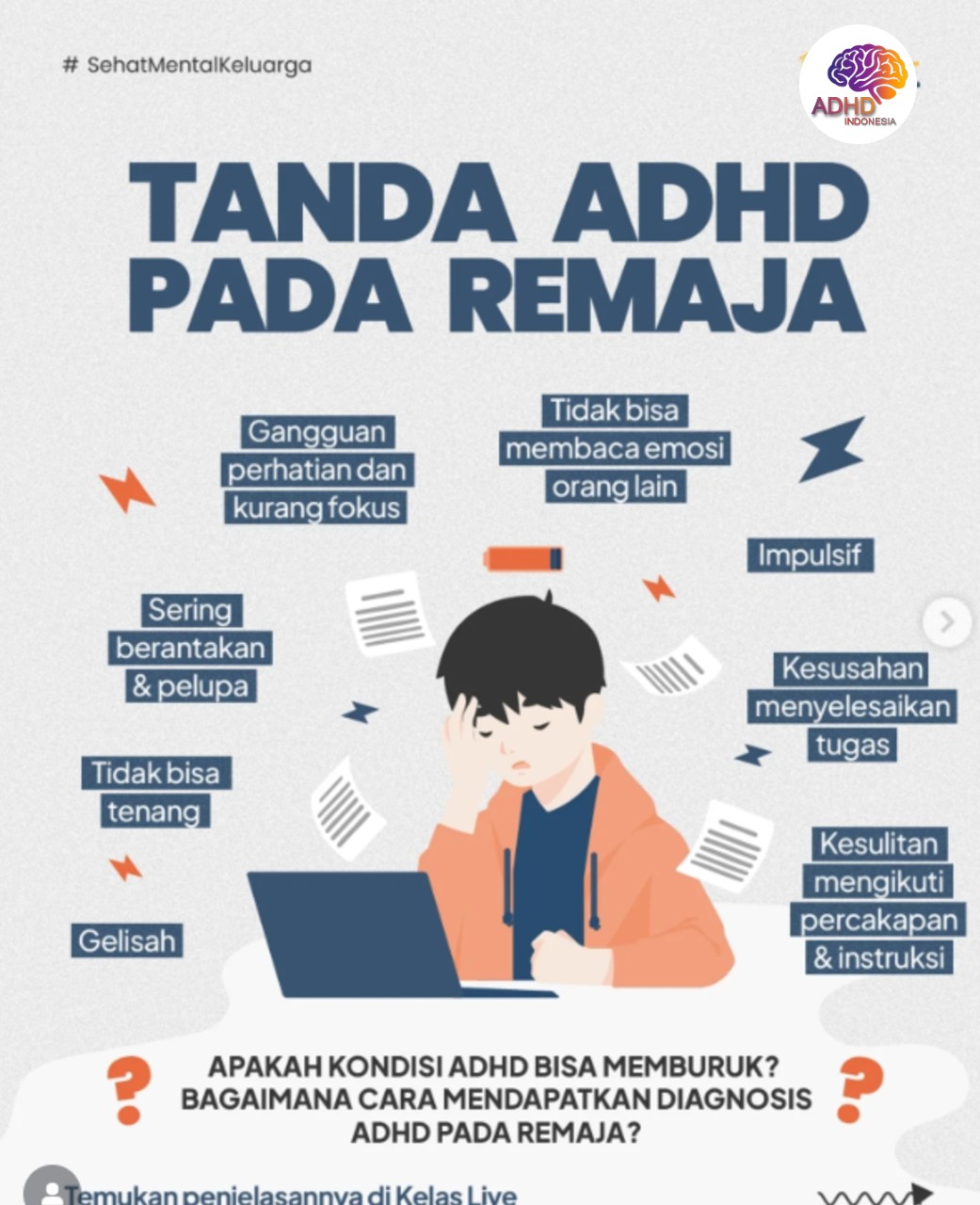 Screening ADHD Non-Diagnostik: Edukasi Awal bagi Orang Tua di Kota Solok